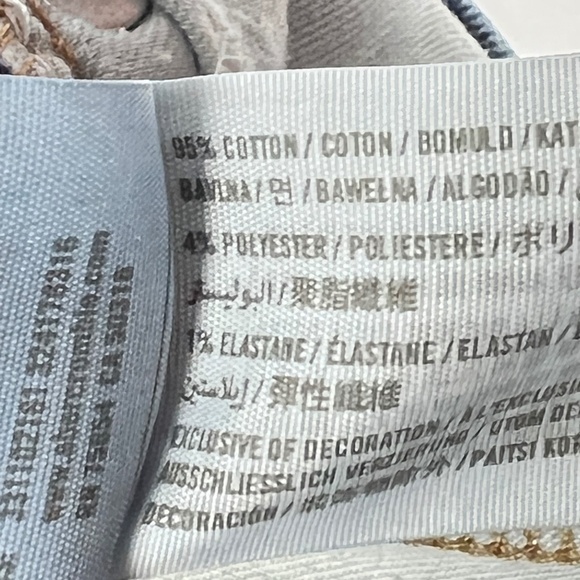 Hollister Mens Jeans 30 x 30 Blue Skinny Jean Med Wash Whiskers (31 x 28.5) - Picture 5 of 11